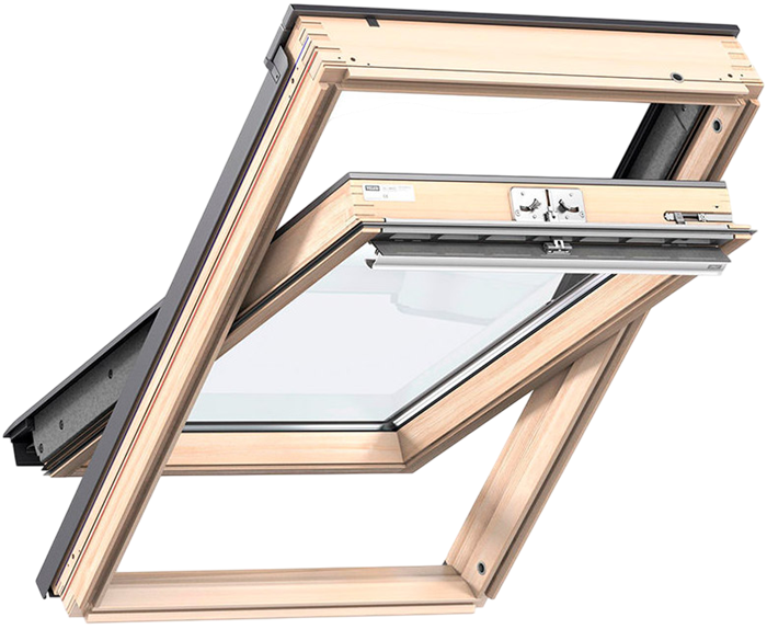 Окно мансардное VELUX 66х118 GZL 1051 1 камера, вентклапан, ручка сверху 2118