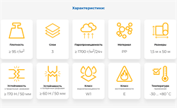 STROTEX TOPLES Мембрана супердиффузионная 3-х слойная Стротекс Топлес 2035 - фото 6940