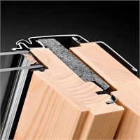 Окно мансардное VELUX 78х160 GZL 1051 1 камера, вентклапан, ручка сверху 2124