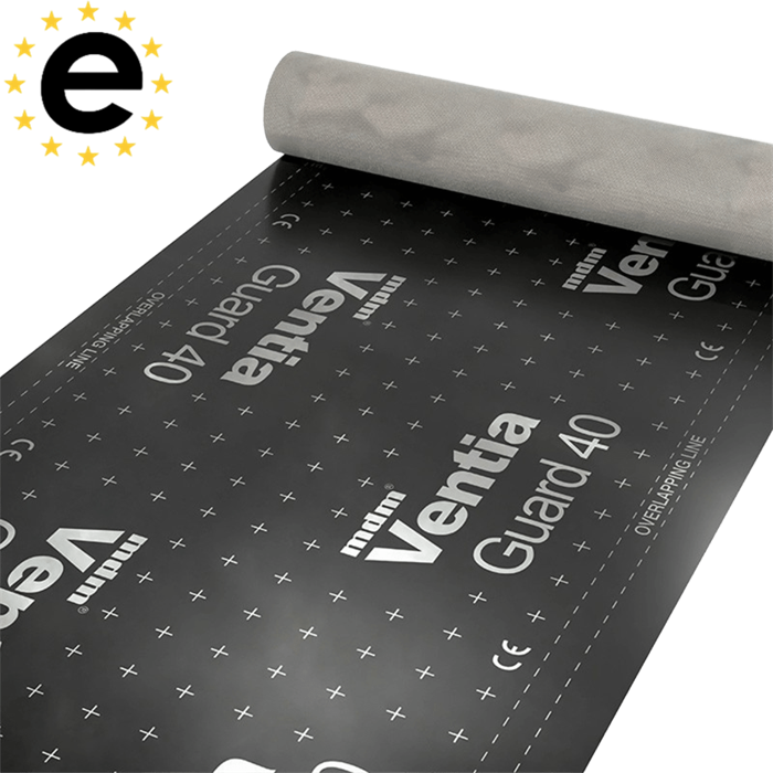 MDM VENTIA GUARD 40 Диффузионная мембрана для кровли МДМ Вентиа Гуард 40 1996 - фото 6786