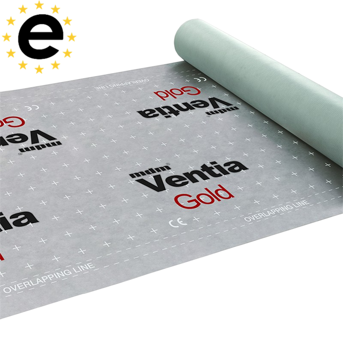 MDM VENTIA GOLD TT Диффузионная мембрана для кровли МДМ Вентиа Голд ТТ 1992 - фото 6791