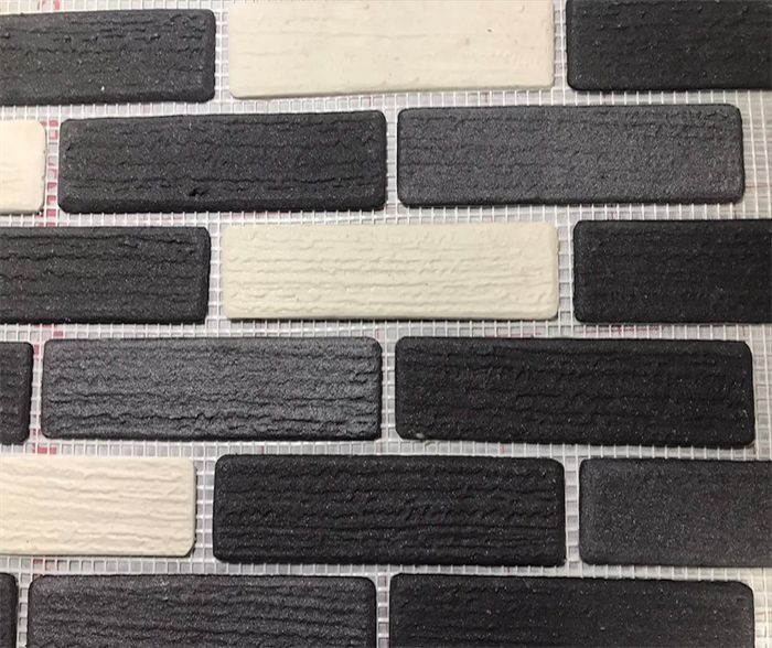 Клинкерная плитка Terra Synthesis гибкая "Архимед" 5 мм на сетке 2268