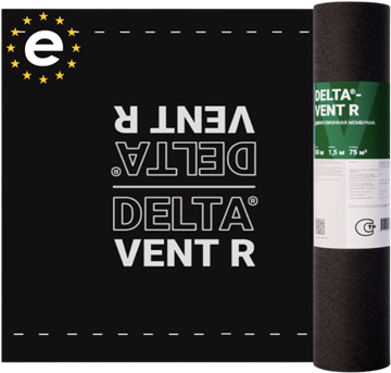 DELTA VENT R Диффузионная трёхслойная мембрана для кровли и фасада Дельта Вент Р 2005