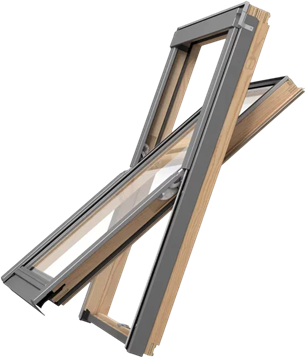 Окно мансардное RoofLITE+ Solid Pine 114х118 AAY B900 1 камера, ручка снизу 2080