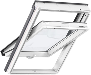 Окно мансардное VELUX 78х160 GLU 0061B полиуретановое покрытие, 2 камеры, вентклапан, ручка снизу 2149