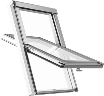 Окно мансардное RoofLITE+ TRIO PVC 66х118 APY B1500 ПВХ 2 камеры, рама 12 см, ручка снизу 2211