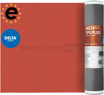 DELTA-TPU PLUS Диффузионная мембрана для кровли и фасада Дельта ТПУ Плюс 1942