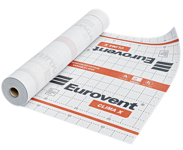 Eurovent CLIMA X 115 гр/м2 Пароизоляционная трехслойная мембрана Евровент Клима Икс 2282