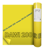 DELTA DAWI 200 (100м2) Пароизоляционная плёнка Дельта Дави 200 1717 - фото 6884