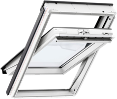 Окно мансардное VELUX 78х140 GLU 0061 полиуретановое покрытие, 2 камеры, вентклапан, ручка сверху 2146