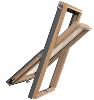 Окно мансардное RooFLITE+ Slim Pine 94х118 DPY B900 1камера, рама 9 см, ручка снизу 2187