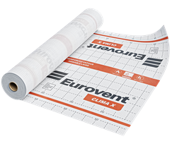 Eurovent CLIMA X 115 гр/м2 Пароизоляционная трехслойная мембрана Евровент Клима Икс 2282